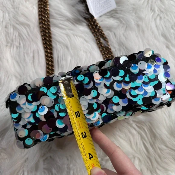 Kurt Geiger • Iridescent Sequin Brixton Purse Mini